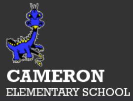 Cameron Elementary School Logo with name