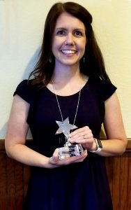 Amanda McGraw, Marshall County Literacy Council’s Rita Takach Reading Teacher of the Year.
